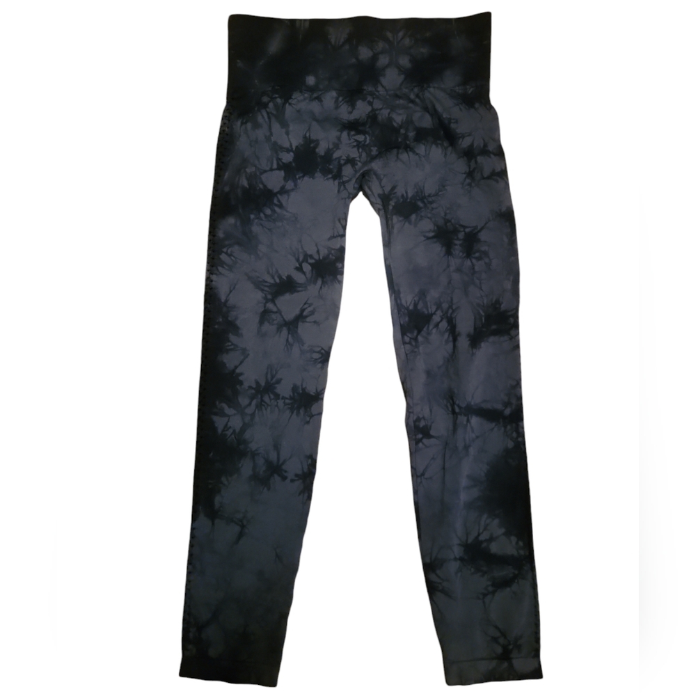 Max Studio Performance Leggings Size M  Seamless Mid-rise Cut Out Detail